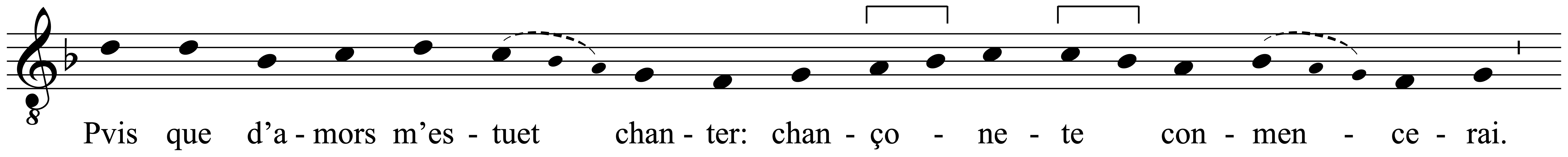 Work musical notation